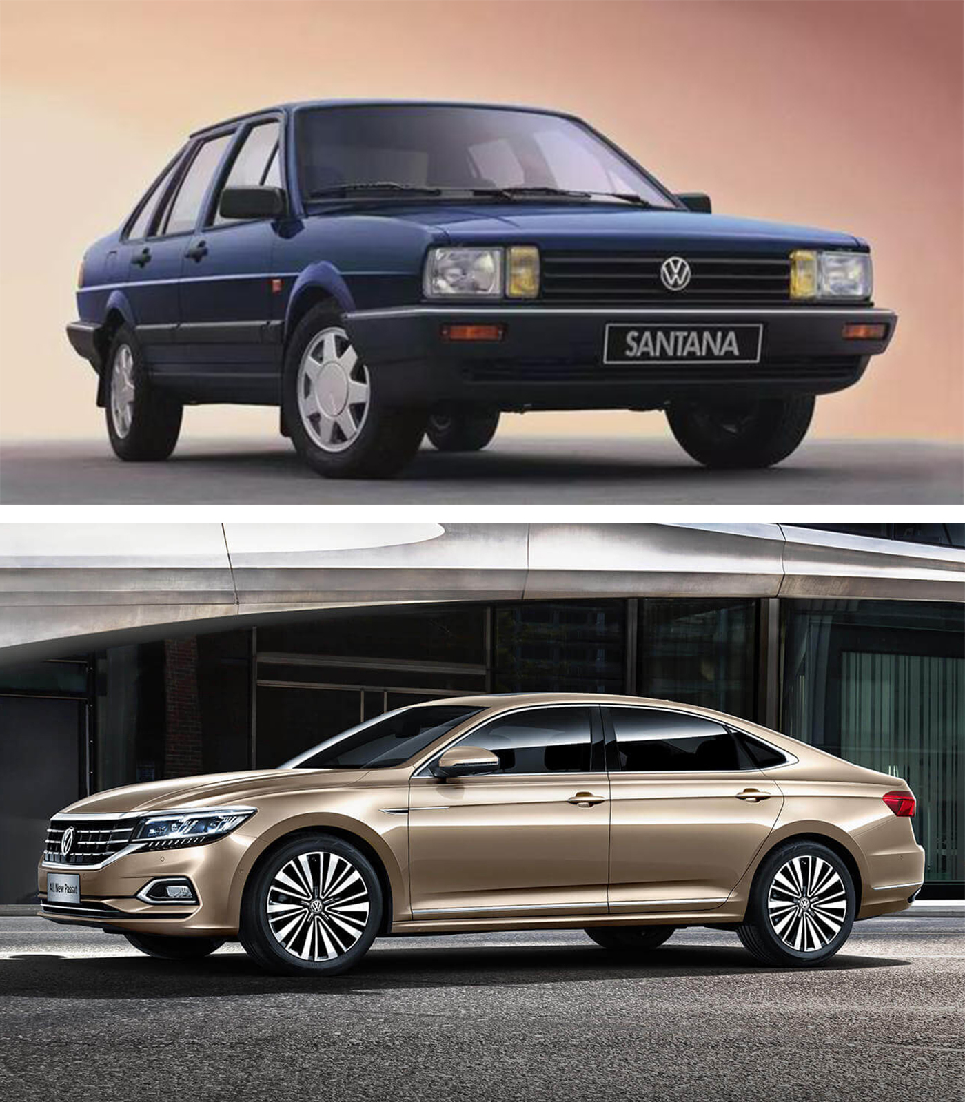 普桑和帕萨特对比,老款帕萨特跟普桑一样