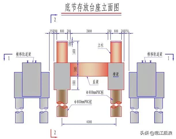 简易桥梁设计图纸大全,桥梁设计简图配上说明性文字