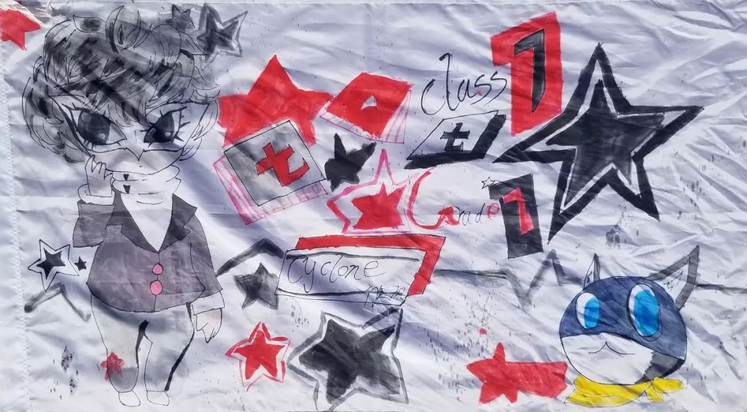 渭南初级中学：逆天了！这些队旗都是学生设计的