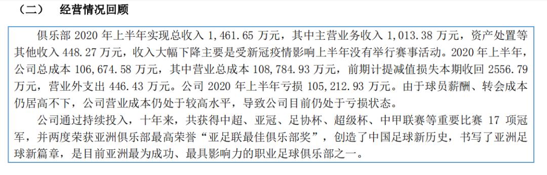恒大2021年经营性亏损1137.5亿元,上半年亏损超百亿