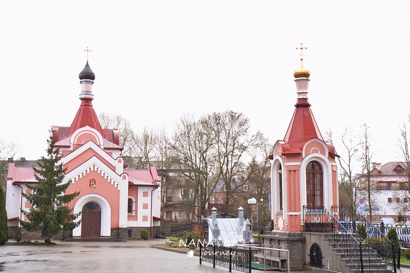 白俄罗斯教堂建筑,俄式风情建筑教堂