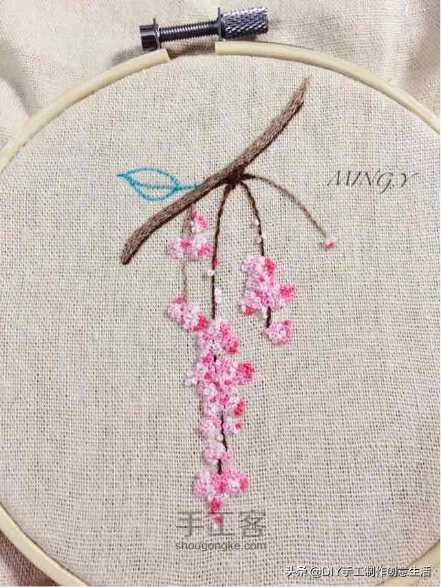 刺绣打籽绣教程,中国结刺绣针法教程