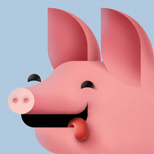 数学几何图形拼图动物,积木几何图形拓印画动物