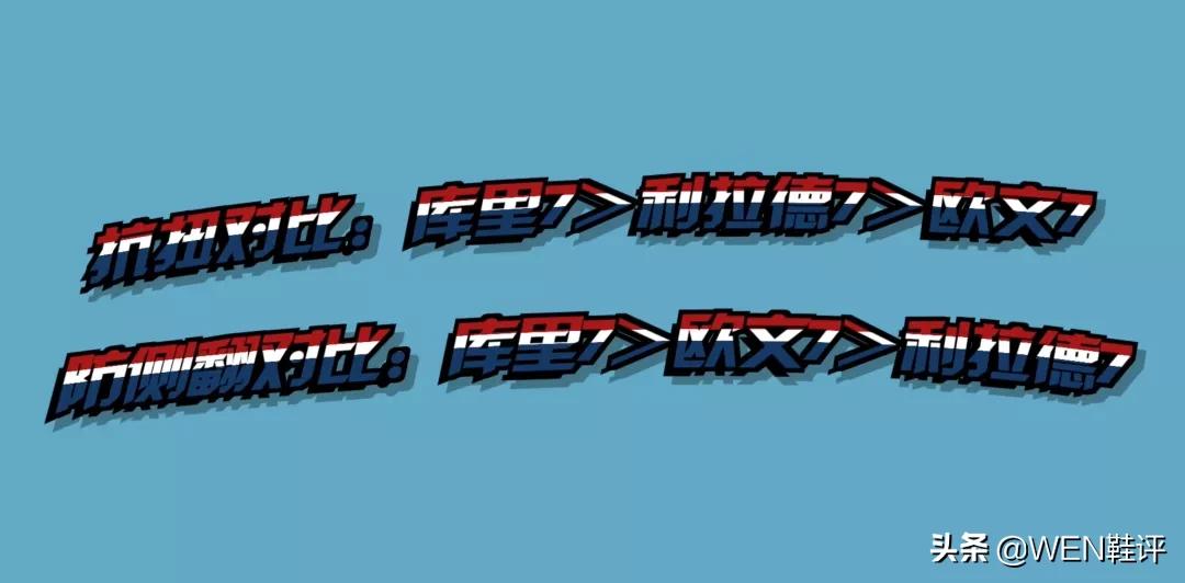 欧文库里哪个系列好,利拉德七库里七欧文七缓震对比