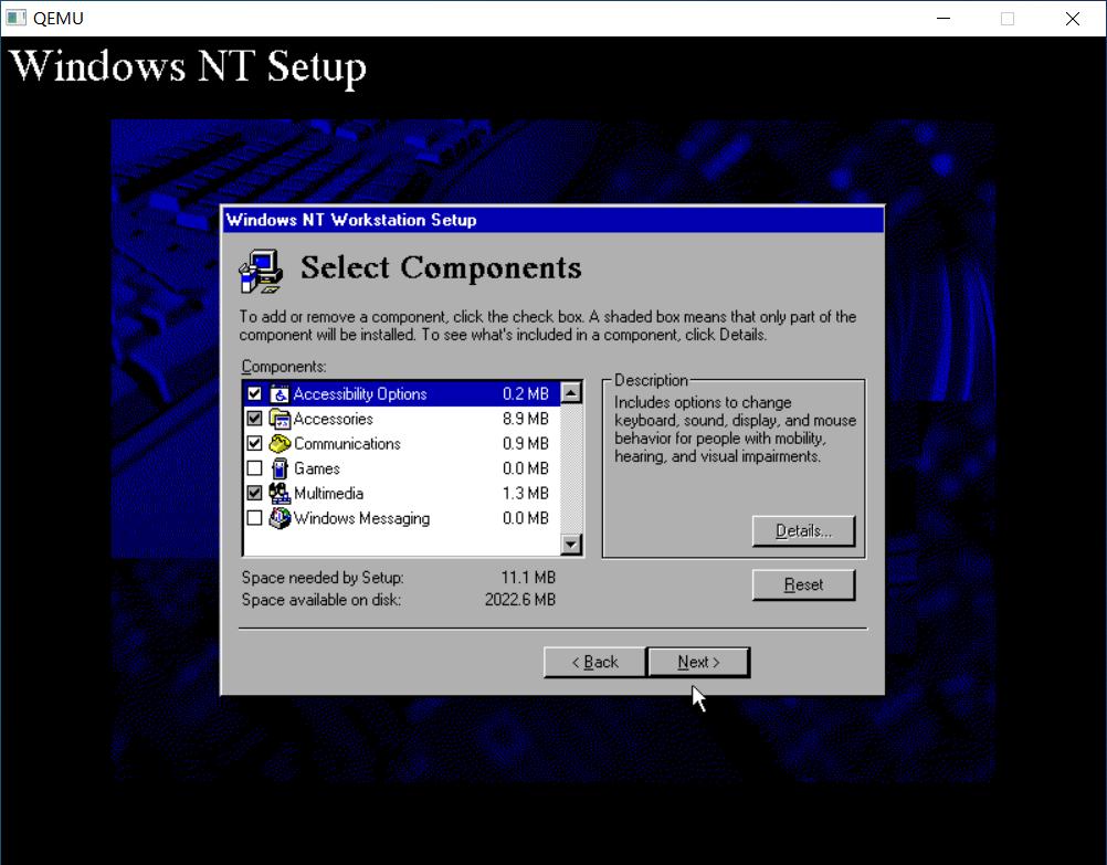 QEMU安装WINDOWSNT4.0MIPS版本