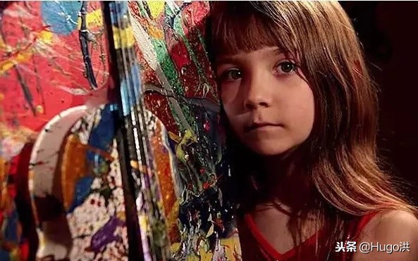 父母“纵容”的熊孩子成为了2岁的女版“毕加索”，作品卖出百万