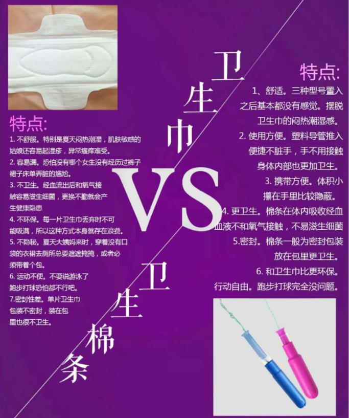 卫生棉条和卫生巾到底哪个好,卫生棉条vs卫生巾到底哪个更好用