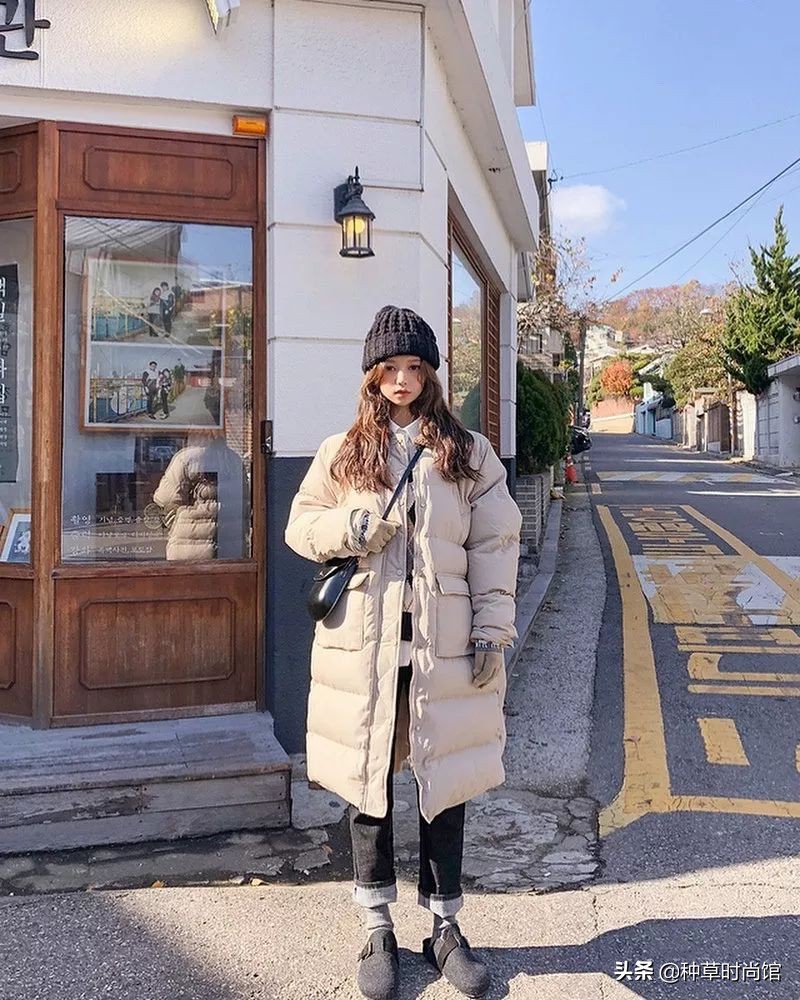 夹克直筒裤,夹克直筒裤穿搭