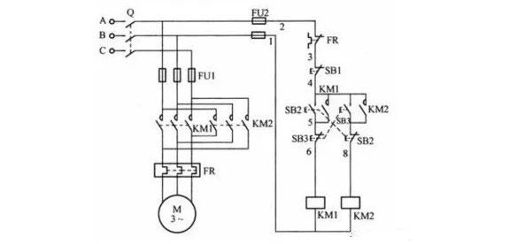 洗衣机洗涤电机正反转原理,电机正反转控制线路及工作原理