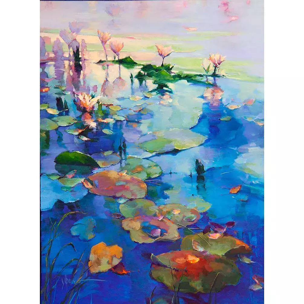 三个画家笔下的雪景,三位油画家的风景画