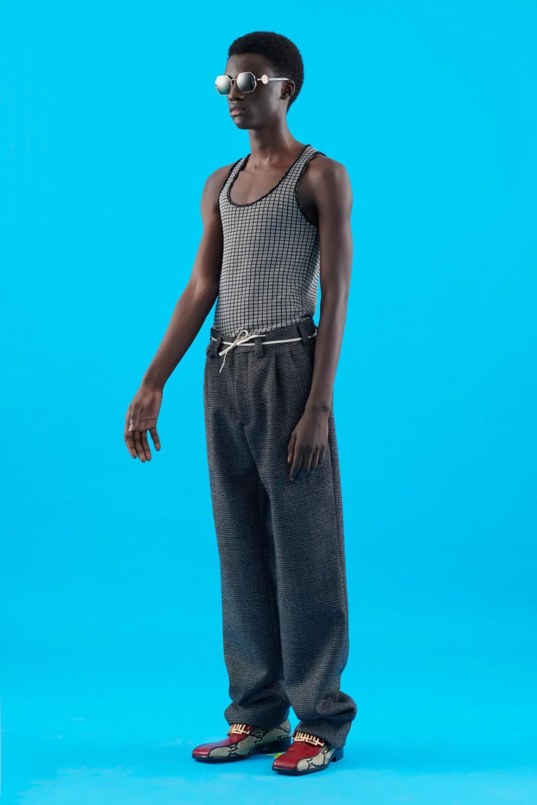 marni菱格包搭配,marni九宫格针织包