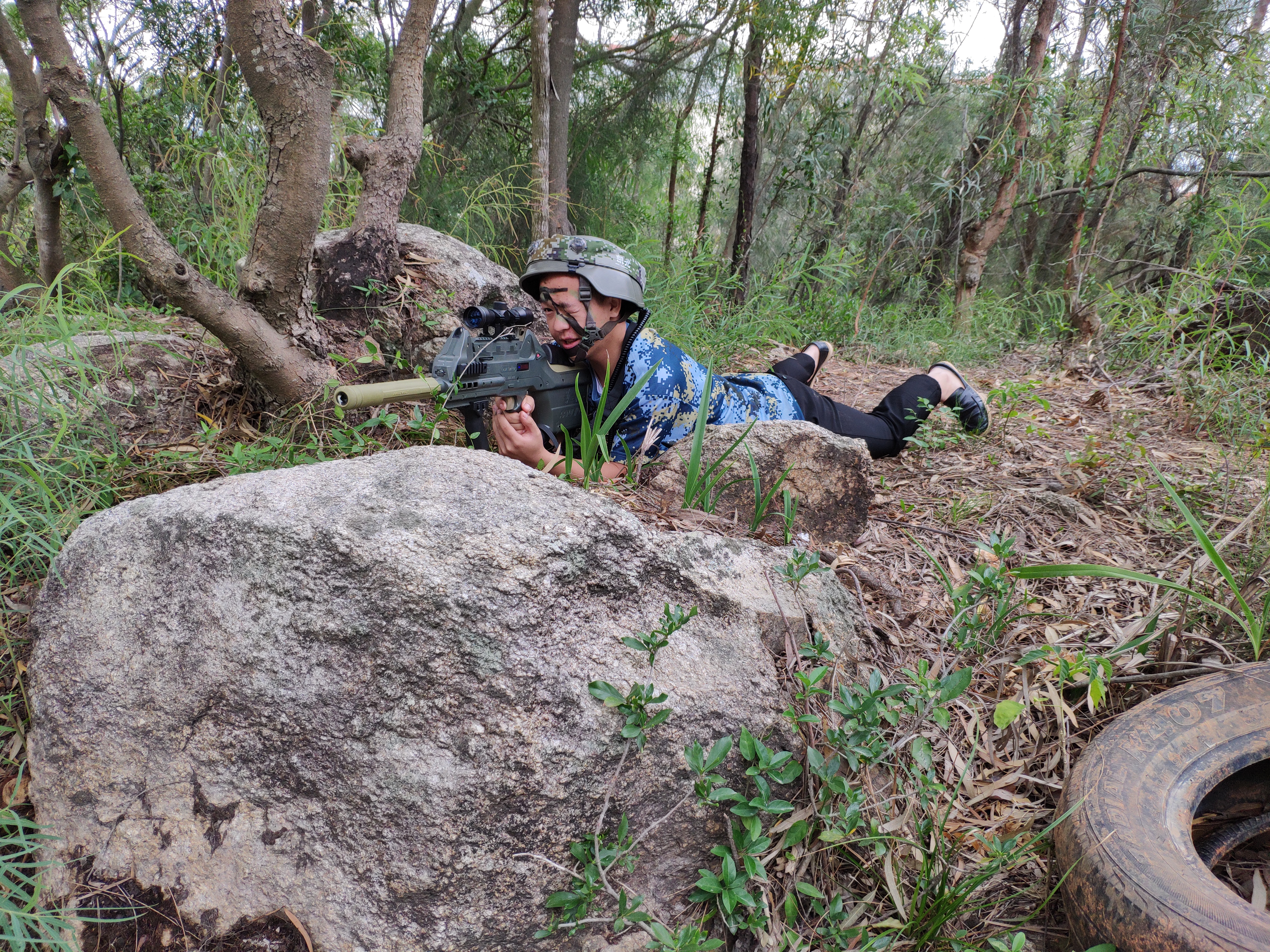 真人户外cs需要多大面积,户外真人cs越野