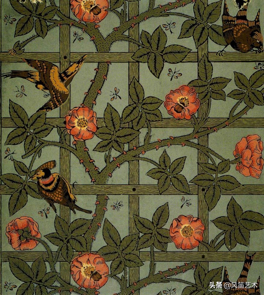 “图案之王”威廉·莫里斯，成就跨越百年的时尚