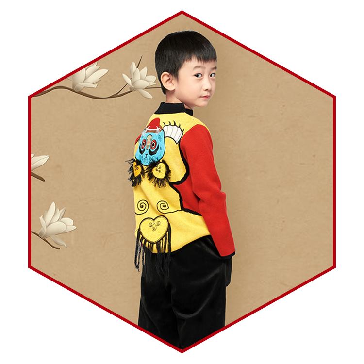 年味十足童装,童装春节创意