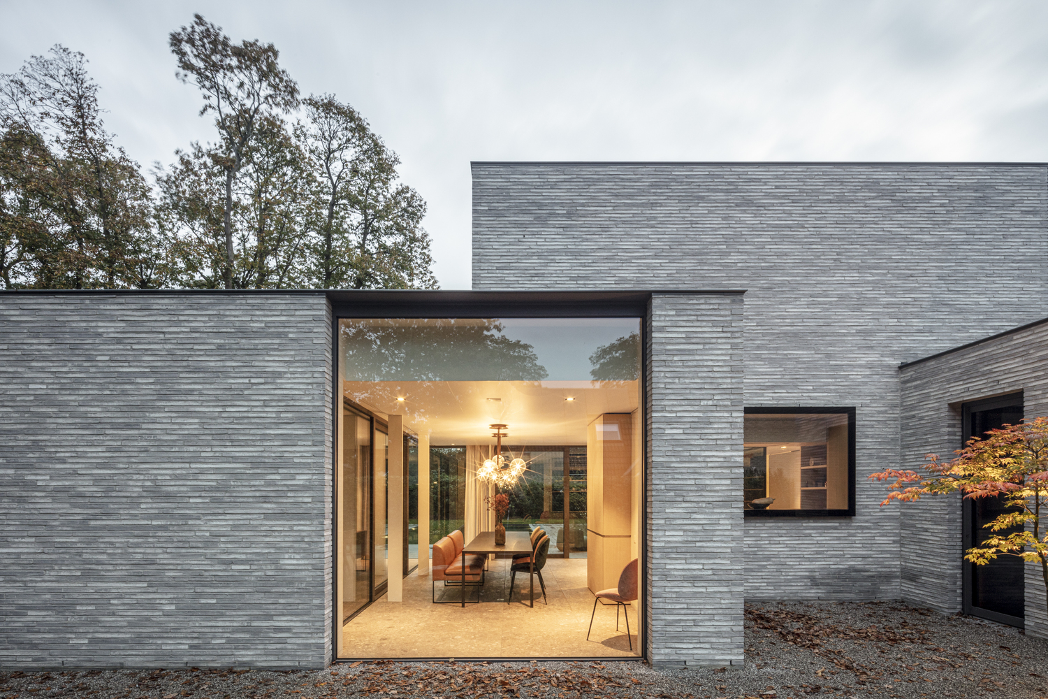 自盖一层落地窗房子设计图,住宅设计一厅两房图