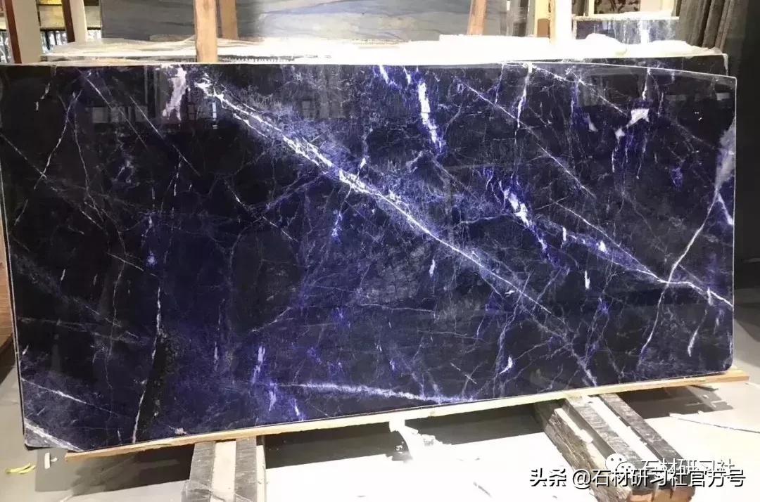 石材蓝色经典,经典蓝石材