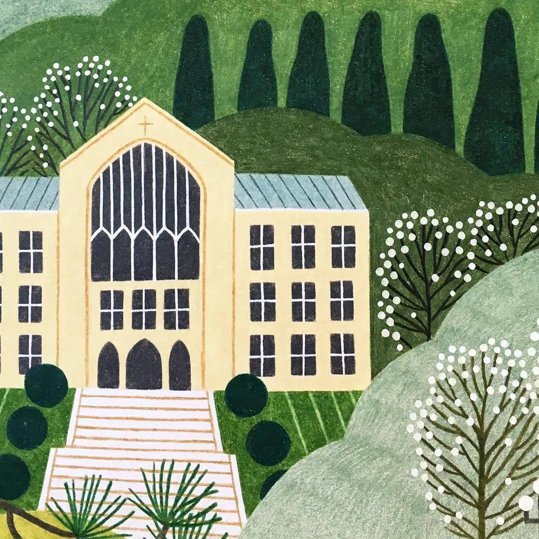 韩国插画师ensee作品,韩国插画师ae