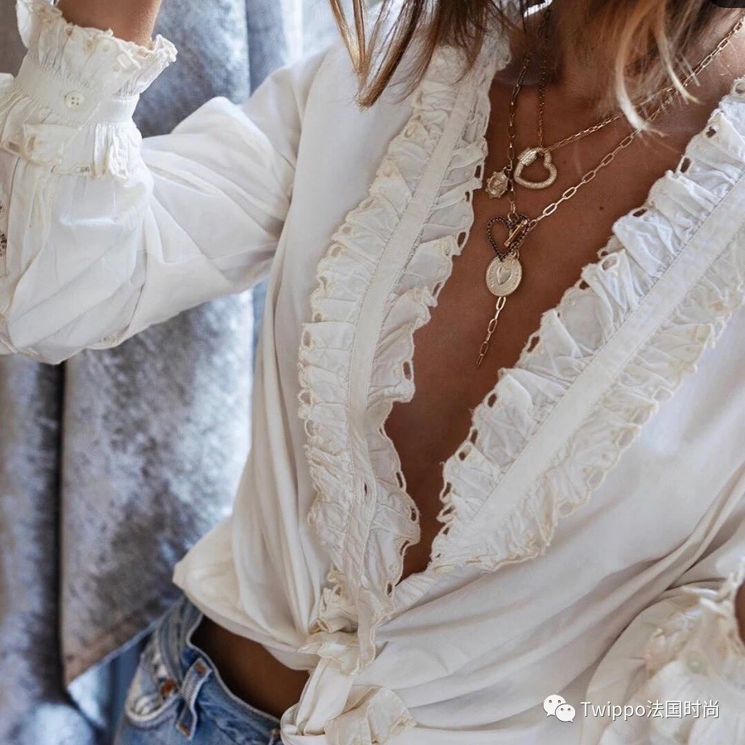 轻奢法式气质风衬衫,法式气质风轻奢衬衫