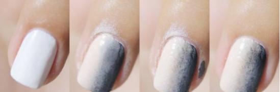 晕染美甲教程渐变色红,渐变色美甲怎么做的教程