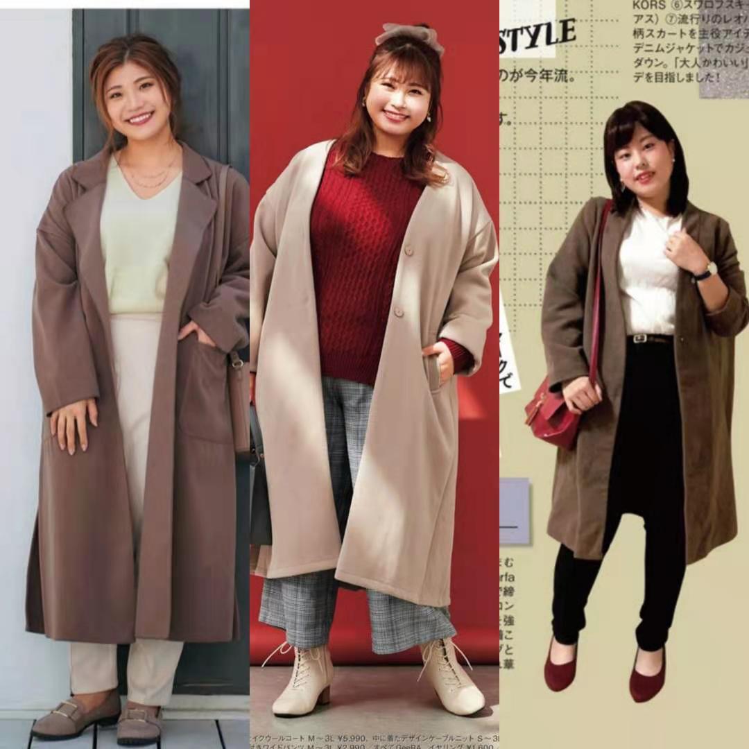 国外150斤大码名模穿搭,超大号模特教你如何穿得更加苗条