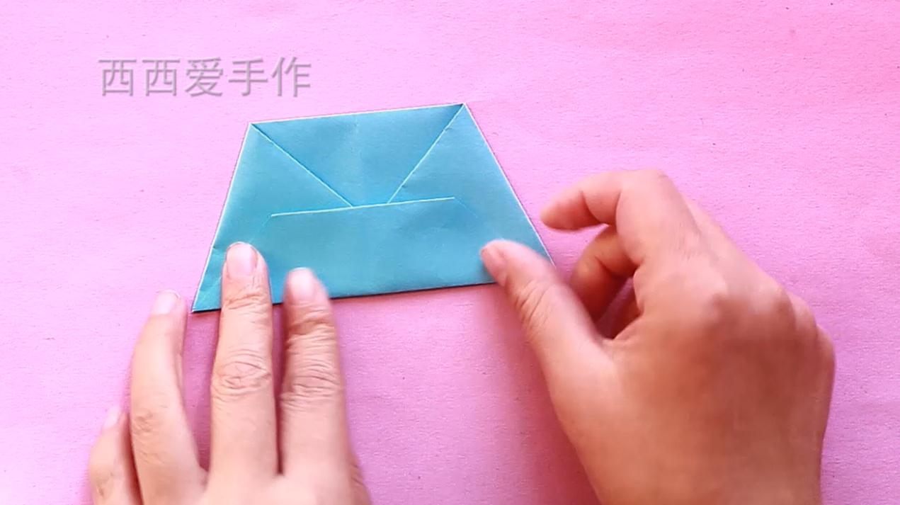 儿童简单折纸手工纸帽,怎样折最简单的棒球帽