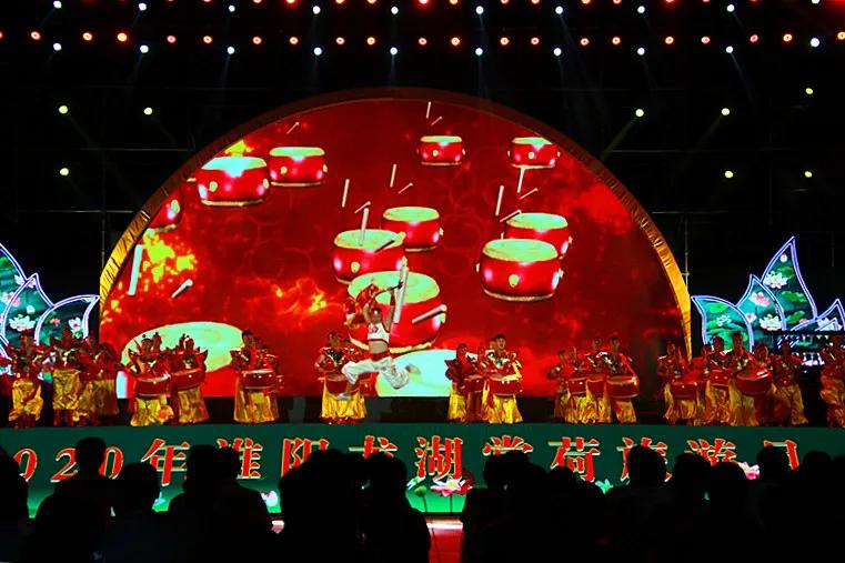 淮阳龙湖风景区荷花盛开,淮阳荷花风景区