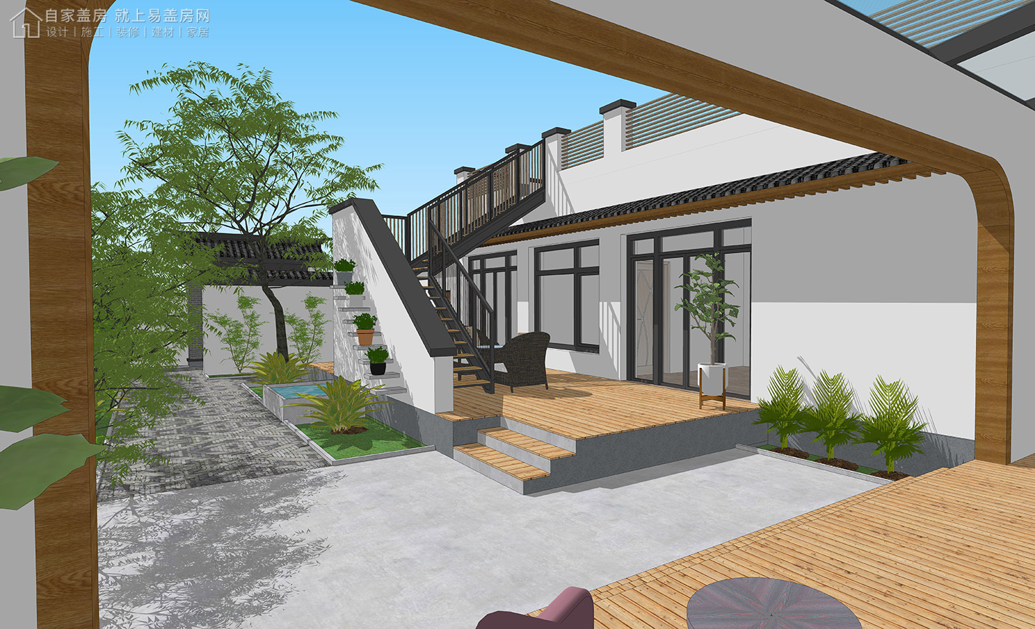 三层新中式别墅全套设计图纸,新中式合院别墅户型图纸