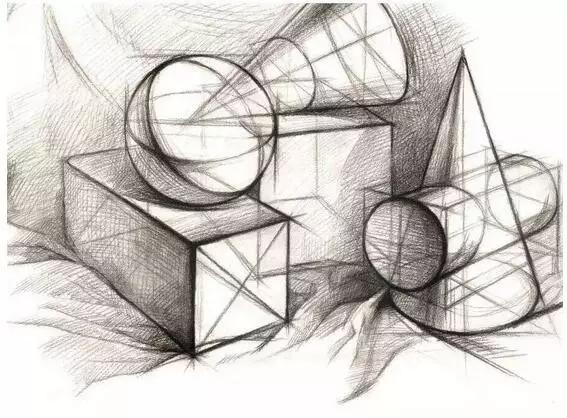 素描基础几何体圆柱体,零基础素描教程快速学会几何体