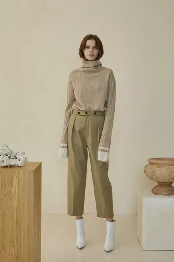 毛衣裤子显瘦款,直筒裤和阔腿裤哪个显高显瘦