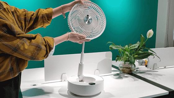 桌面电风扇折叠空气循环扇,无叶风扇塔扇落地扇循环扇