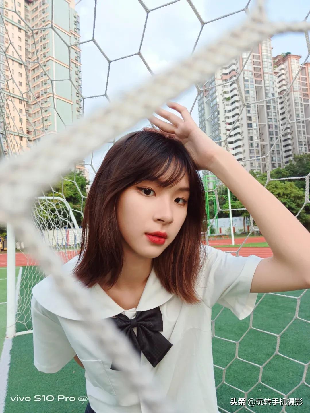 校园风自拍姿势大全,校园小清新自拍