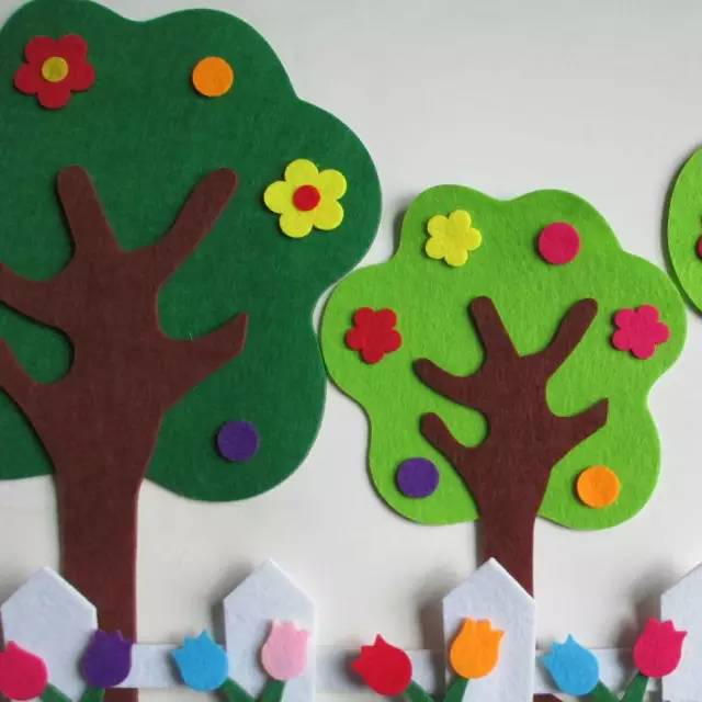 幼儿园墙面环创风格小清新,幼儿园环创可爱墙面布置简单大气