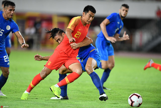 感谢里皮的信任和鼓励,里皮鼓励队员