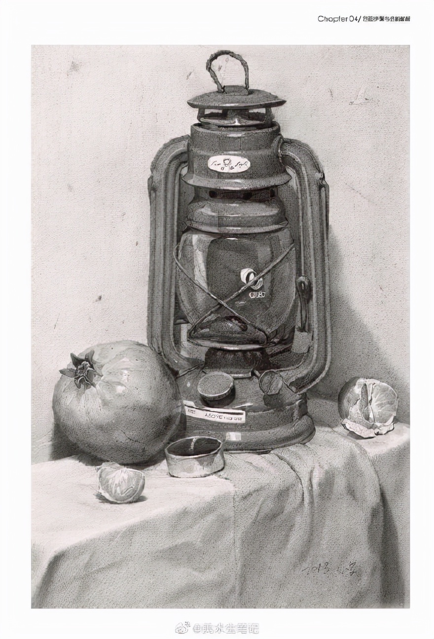 金属质感怎么画素描,素描静物光影详解