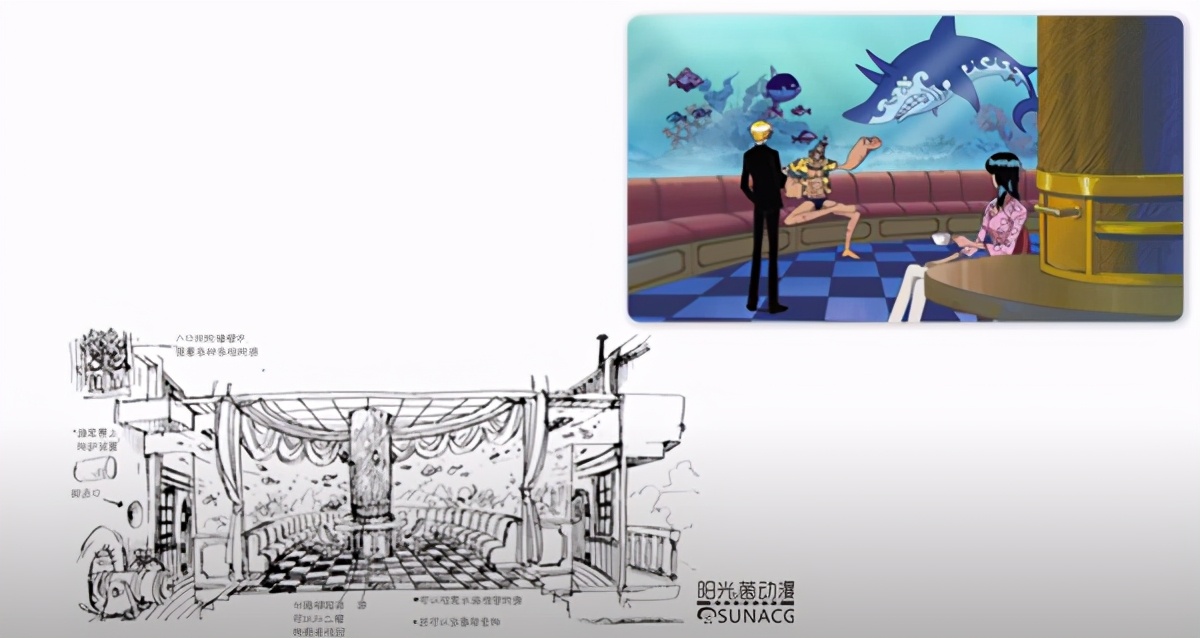 海贼王万里阳光号上有人物吗,草帽团海贼王豪宅