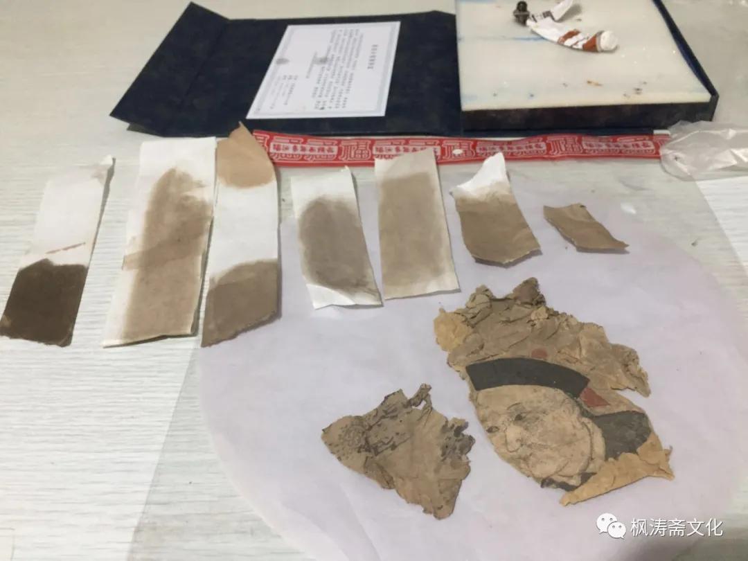 枫涛斋装裱案例：余姚朱氏祖像修复过程实录