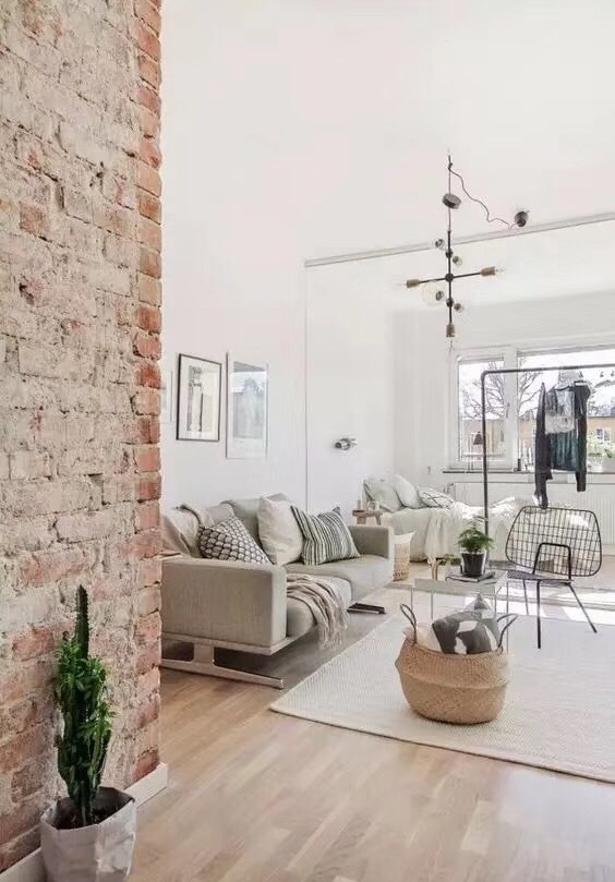 文化砖背景墙是什么风格,不知道装修什么风格现代简约