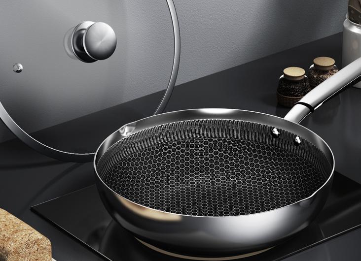 德国双立人铸铁炒锅,德国双立人双耳炒锅