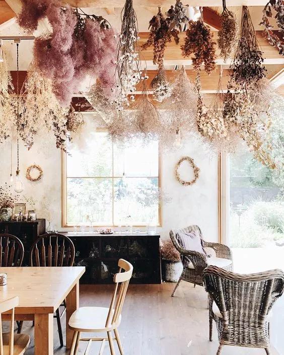 适合干花的装饰,简单的干花装饰