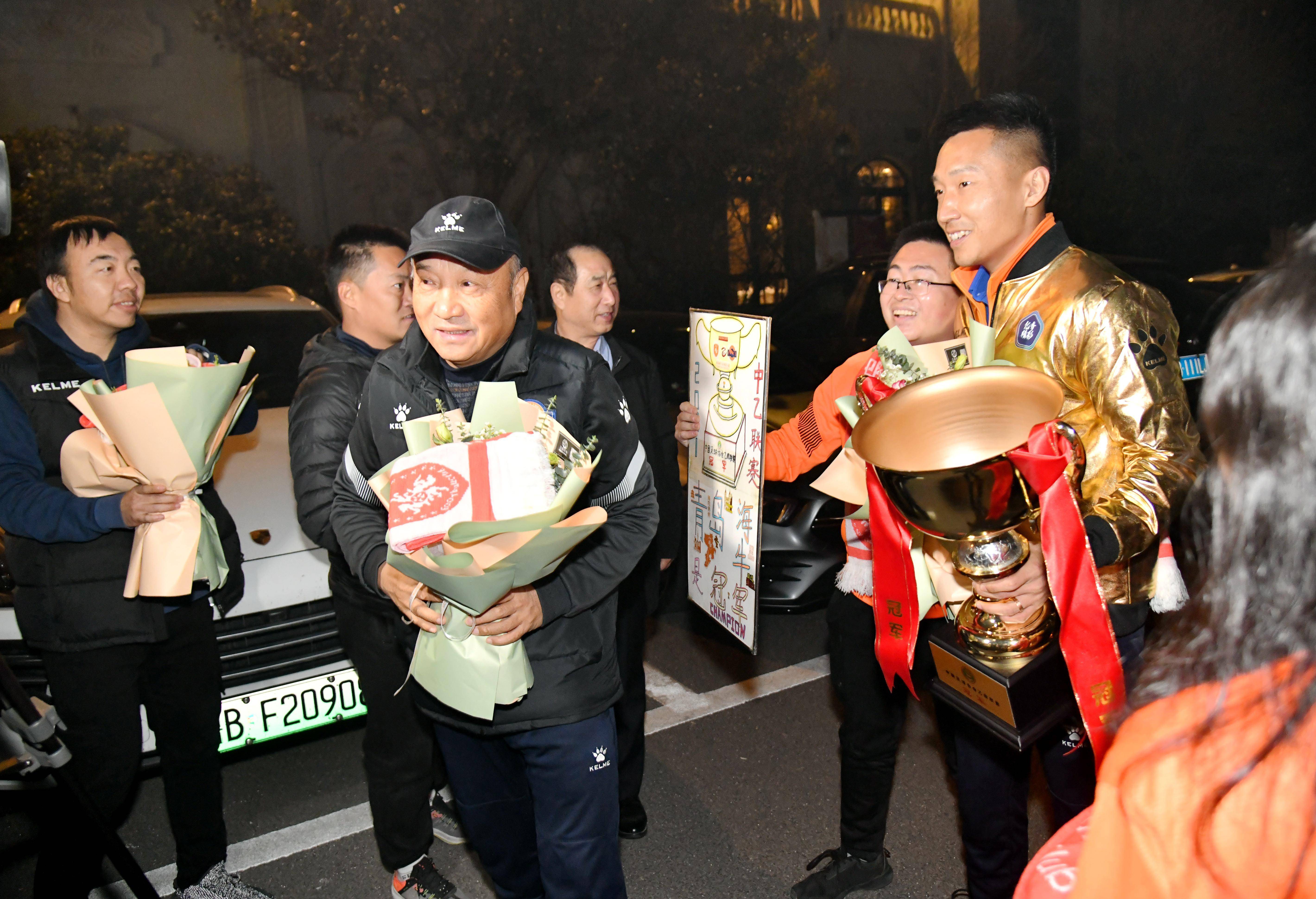 青岛海牛有条不紊备战新赛季中超,青岛海牛重返中超后首胜