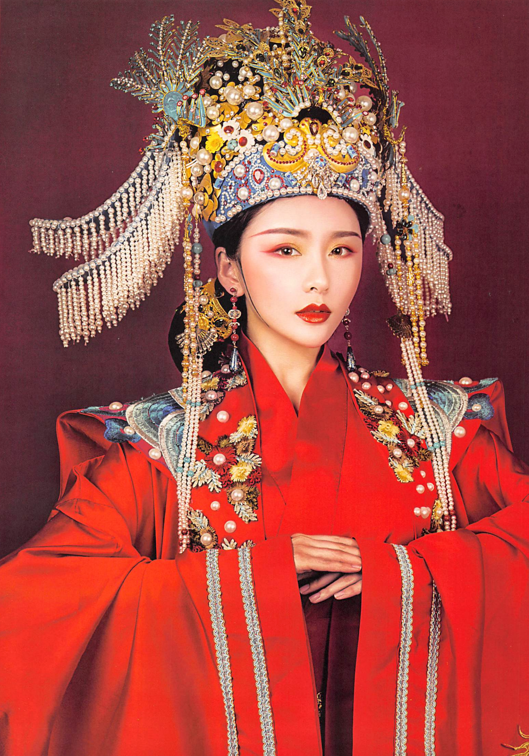 楝撳奖绾㈠,涓浗椋庣殑鍙ら浜虹墿姝ｈ劯鎵嬬粯