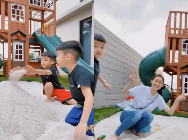 范玮琪晒日常生活照,范玮琪晒亲子照