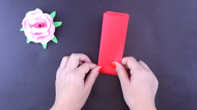 手残*党**也能学会的玫瑰花折纸，情人节送给女神惊喜，手工折纸详解