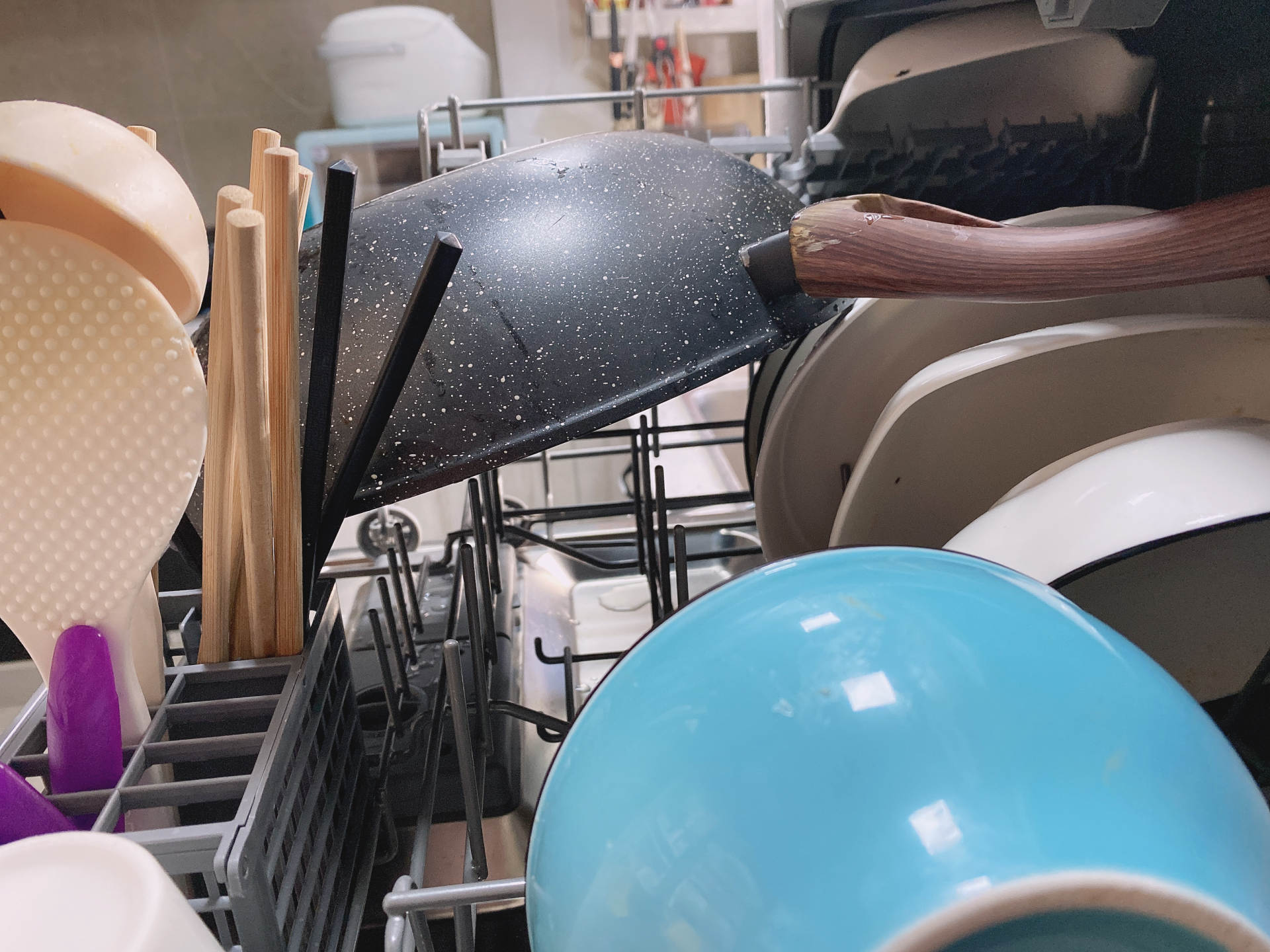 小户型窄台面嵌入式超薄洗碗机,慧曼c2小型台面洗碗机