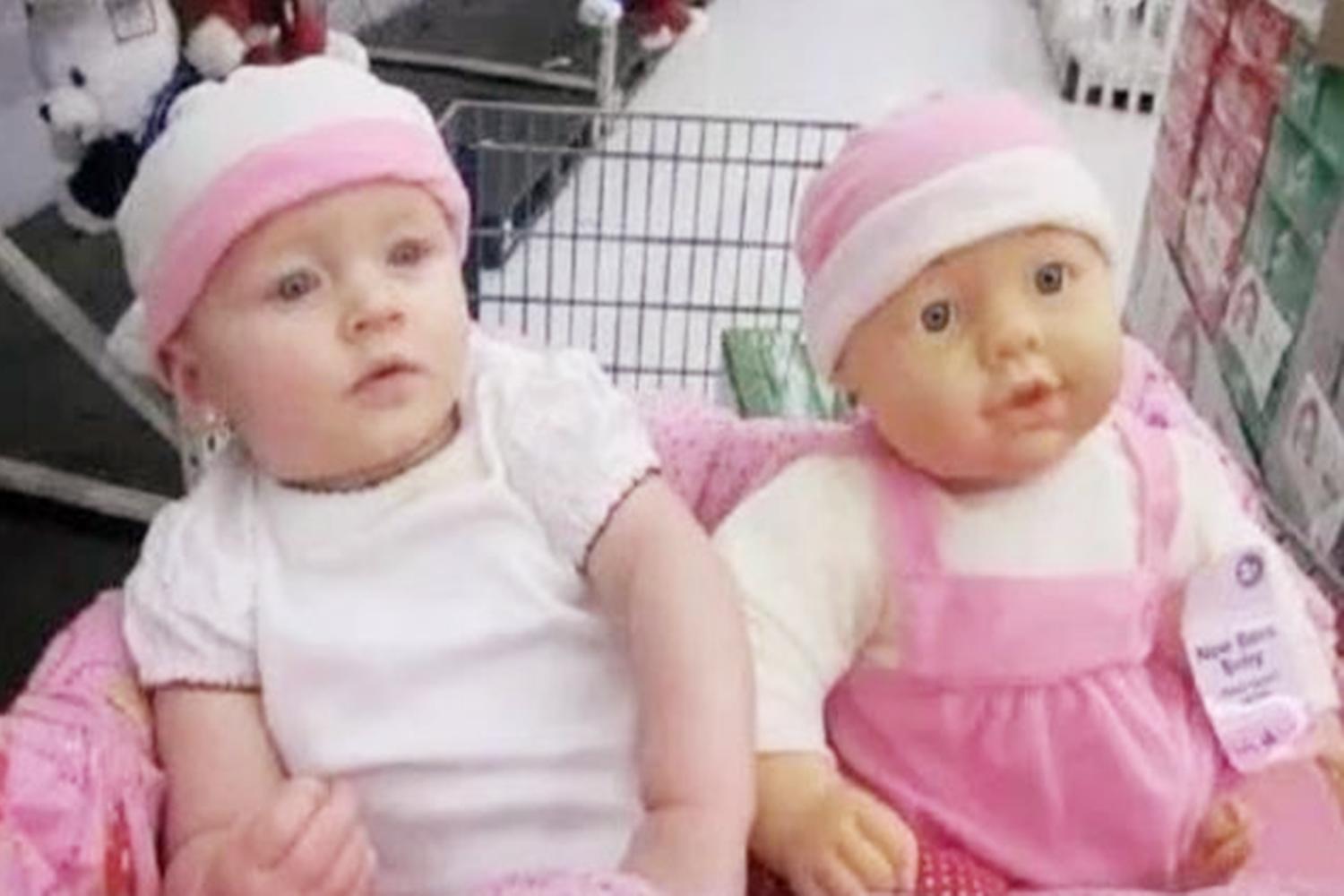 小孩长得像布娃娃,洋娃娃和宝宝长得像