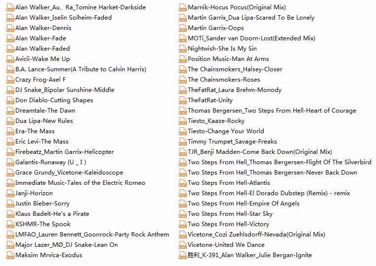 电音十大炸场歌曲英文歌,十首最好听的电音英文歌曲
