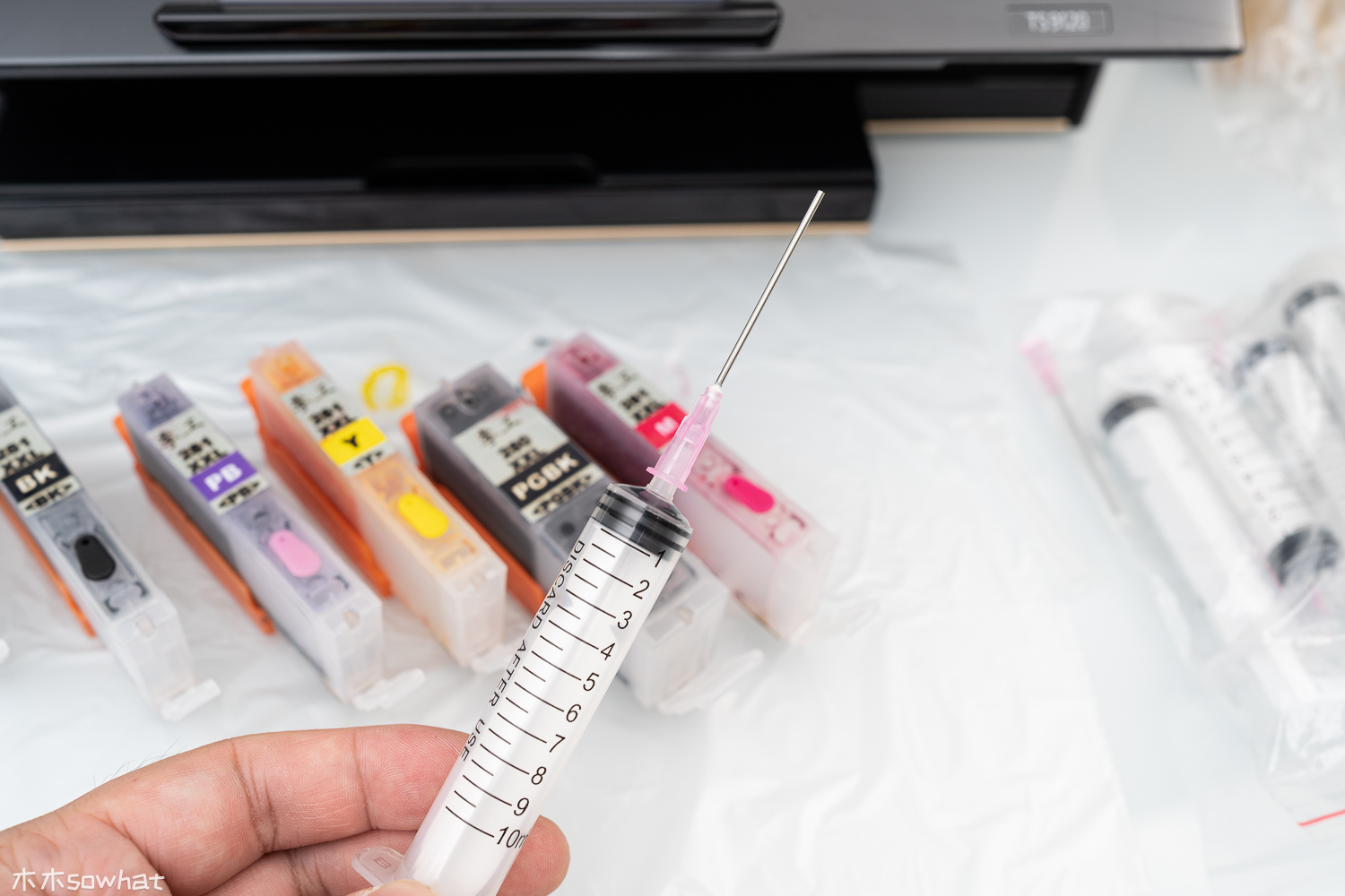 佳能ts9120换墨盒,佳能ts7720怎么换墨盒