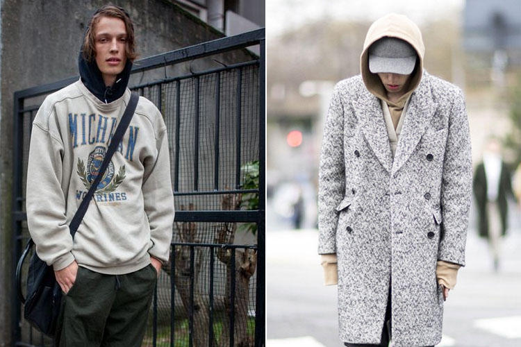 卫衣圆领还是连帽好看,小个子穿连帽卫衣还是圆领