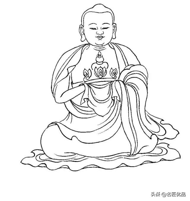 降龙罗汉白描图高清图片,降龙伏虎罗汉图白描