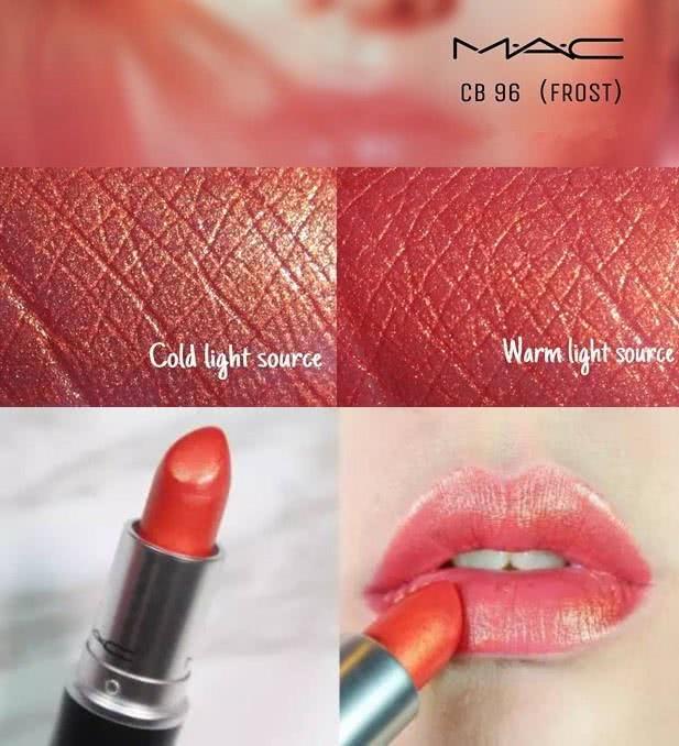 金属鲜亮口红,金闪大红色口红